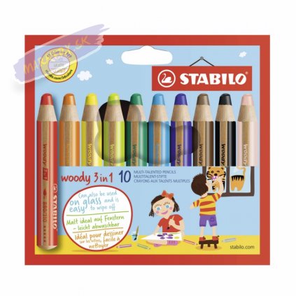 36282 pastelky stabilo woody 3in1 10ks