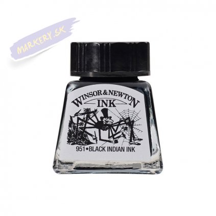 36798 1 kreslici inkoust winsor newton drawing ink 14ml black indian ink