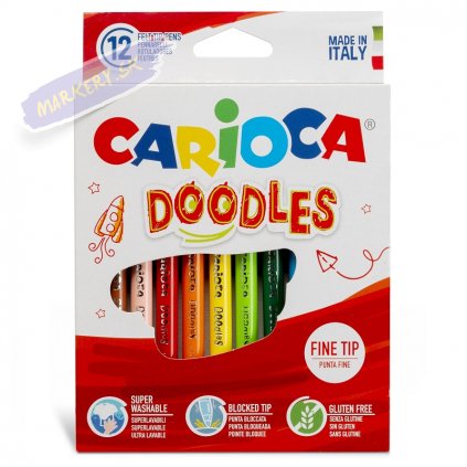 42314 CARIOCA Doodles Box 12 pcs