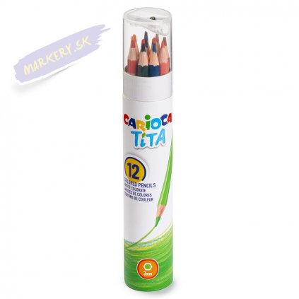 43340 CARIOCA Tita Paper Tube 12 pcs