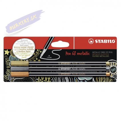 38553 fix stabilo pen 68 metallic 3ks