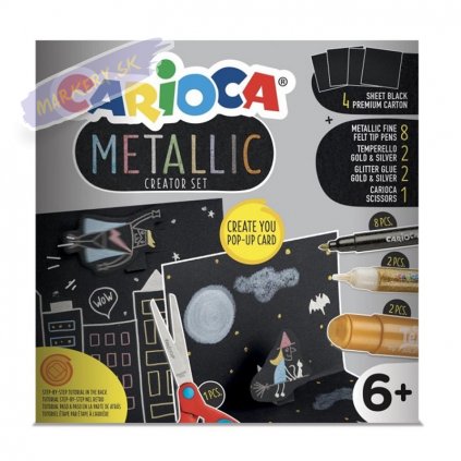 43165 CARIOCA Metallic Creator Set Box 17 pc