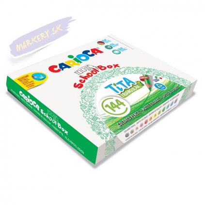 42834 CARIOCA Schoolbox Tita 144 pcs