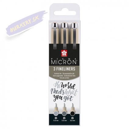 pigma micron 3 black+grey