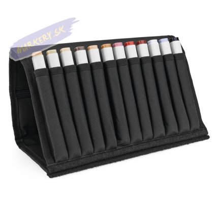 Liehové fixky COPIC Classic obojstranné Fine & Chisel 12ks, pre architektúru v peračníku