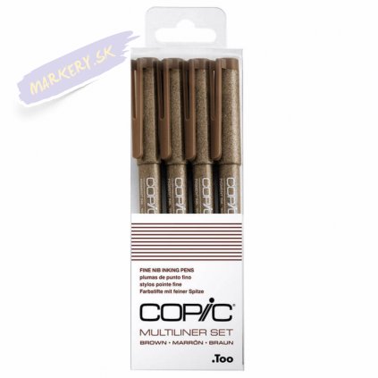 copic multiliner 4ks hnede