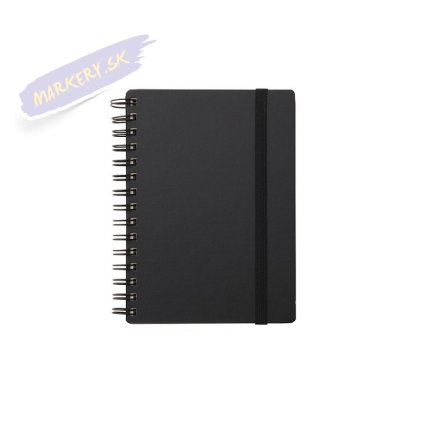 muji skicak cerny A6 guma