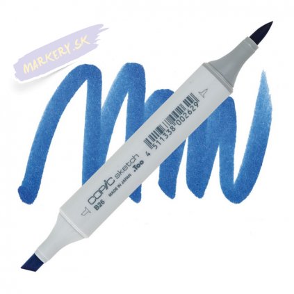 4077 2 b26 cobalt blue copic sketch