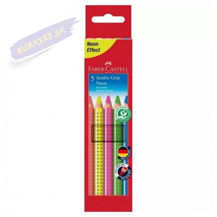 faber pastelky grip jumbo neon 5