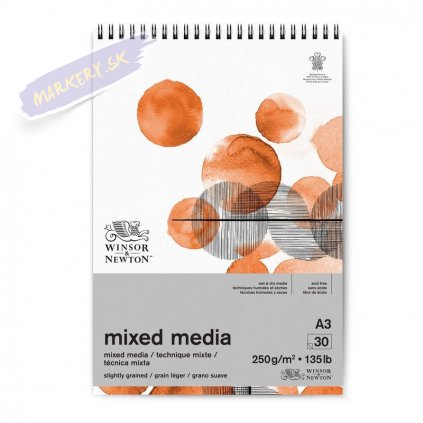 WN MIXED MEDIA PAD WIRE O 250 A3 884955076842 [FRONT]