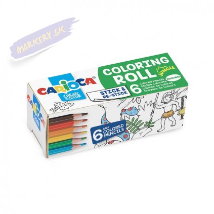 42981 CARIOCA Mini Coloring Roll 85x10cm Box 7 pcs
