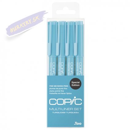 copic liner 4ks tyrkysove