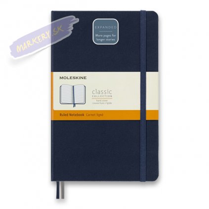 45870 skicar moleskine tvrdy linkovany modry expanded l