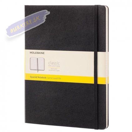 45933 skicar moleskine tvrdy ctvereckovany cerny xl