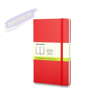 45942 skicar moleskine tvrdy cisty cerveny s