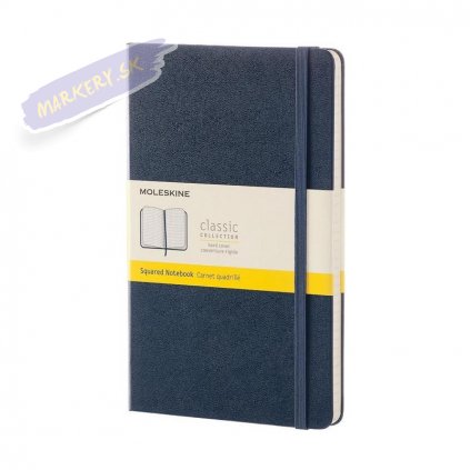 45981 skicar moleskine tvrdy ctvereckovany modry l