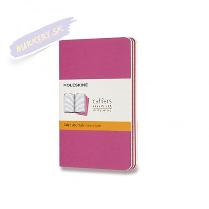 46449 sesity moleskine 3ks linkovane ruzove s