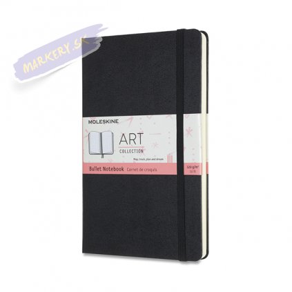 46608 skicar moleskine artbullet teckovany cerny l