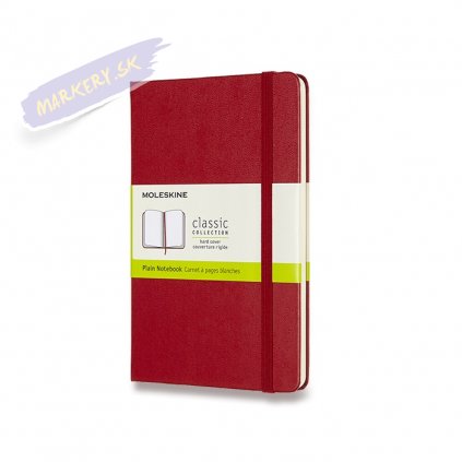 46689 skicar moleskine tvrdy cisty cerveny m