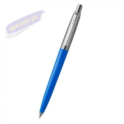 parker jotter originals stylo bille bleu chromes pointe moyenne en blister