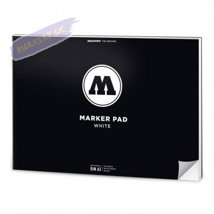 Blok MOLOTOW Basic Marker Pad A3 bielý, 50 listov