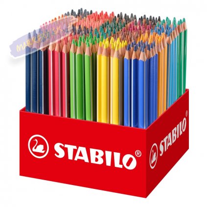 48012 pastelky stabilo trio silne 300ks skolni xxl box