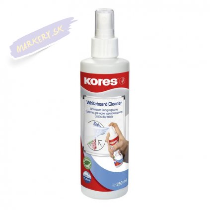 Čistiaca kvapalina KORES na bielé tabule, 250ml v spreji