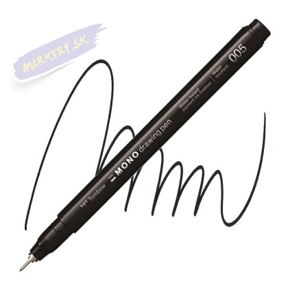 TOMBOW Fineliner MONO drawing pen 0,2mm, čierný