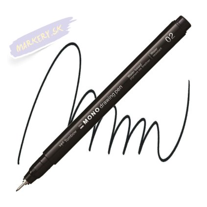 TOMBOW Fineliner MONO drawing pen 0,3mm, čierný