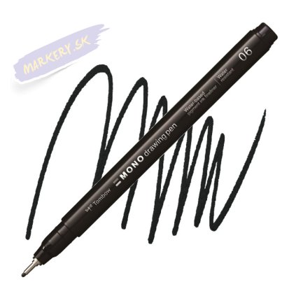 TOMBOW Fineliner MONO drawing pen 0,5mm, čierný