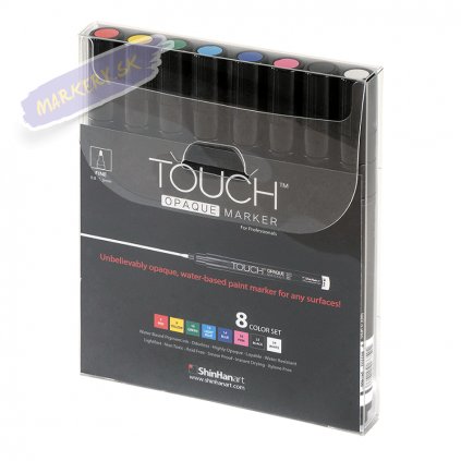 TOUCH OPAQUE MARKER Fine 8set