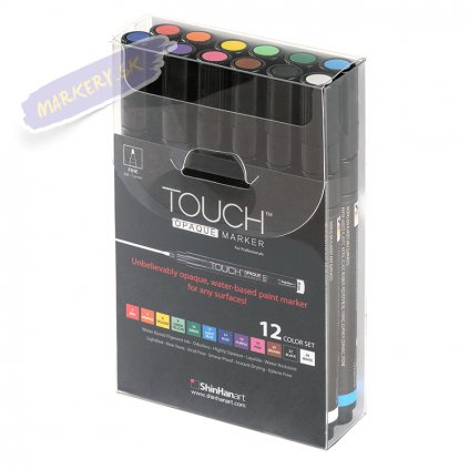 TOUCH OPAQUE MARKER Fine 12set