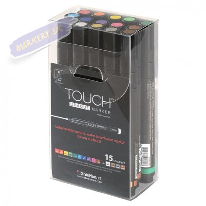 TOUCH OPAQUE MARKER Fine 15set