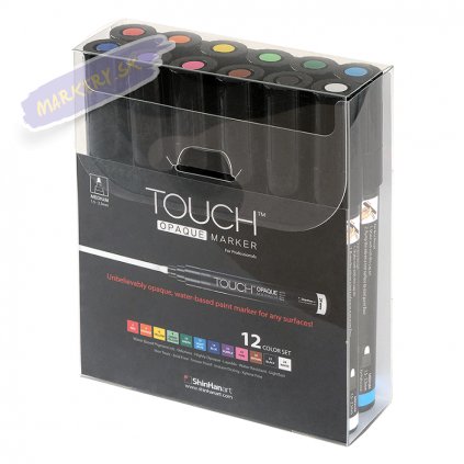 TOUCH OPAQUE MARKER Medium 12set