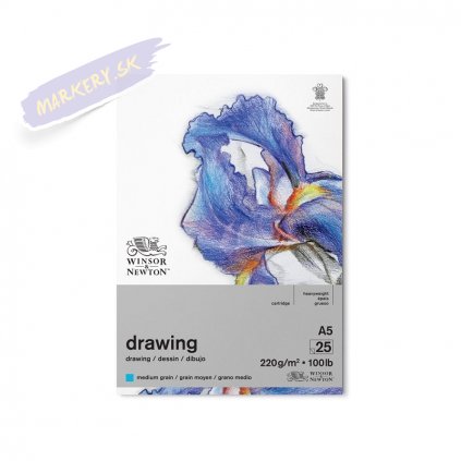 52699 blok winsor newton drawing pad medium a5 25 listu