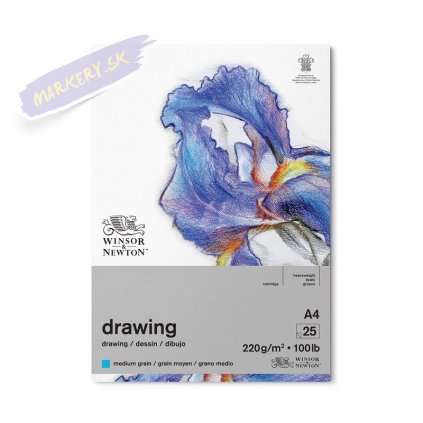 52702 blok winsor newton drawing pad medium a4 25 listu