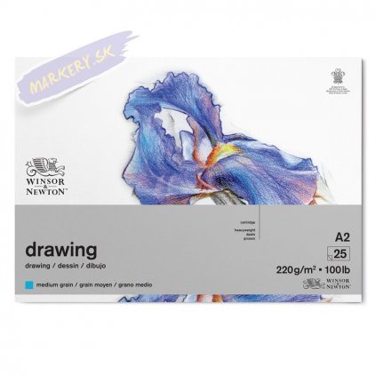 52708 blok winsor newton drawing pad medium a2 25 listu