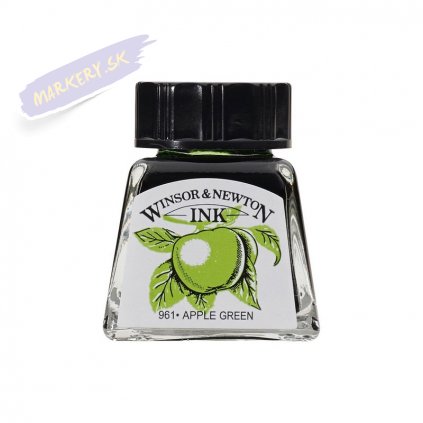 52855 1 kreslici inkoust winsor newton drawing ink 14ml apple green