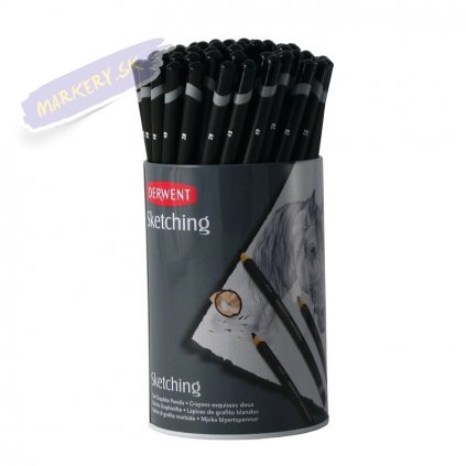 52975 1 grafitove tuzky derwent sketching 72ks v tube