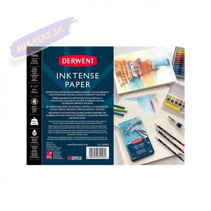 DW71367 Derwent Inktense Paper Pad 9 x 12 P1