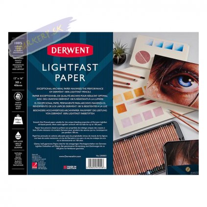 DW71365 Derwent Lightfast Paper Pad 12 x 16 P1