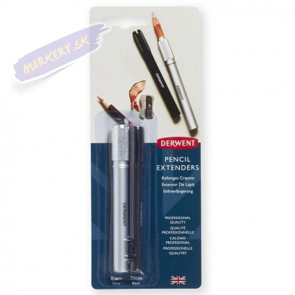 55753 kovovy prodluzovaci nastavec na tuzky derwent 2ks