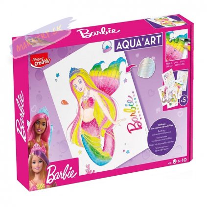 Kreatívna sada MAPED CREATIV Aqua Art Barbie MAXI SET