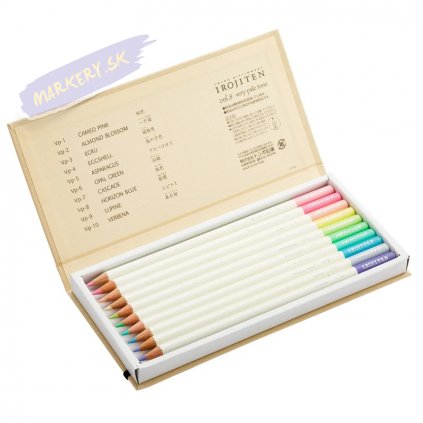 TOMBOW pastelky Irojiten, 10ks Very Pale