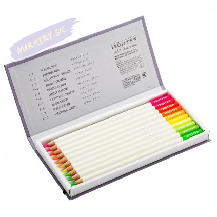 TOMBOW pastelky Irojiten, 10ks Fluorescence