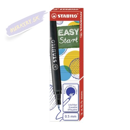 Náhradný atrament do gélových pier STABILO EASYoriginal, 3ks Medium modré zmizíkovateľné