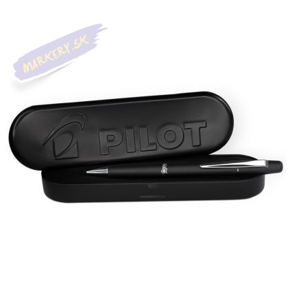PILOT gumovacie FriXion Clicker Luxury 07, čierný v kovovej krabičke