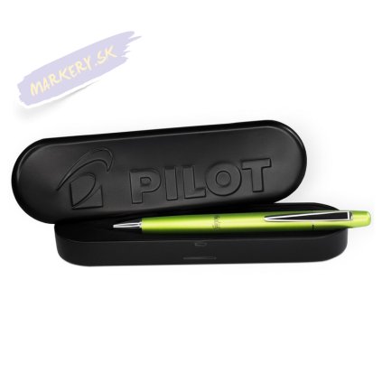 PILOT gumovacie FriXion Clicker Luxury 07, zelený v kovovej krabičke