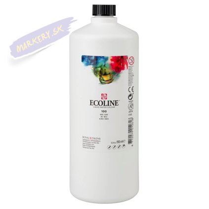 61669 akvarelovy ecoline aquarell ink 990ml 100 white