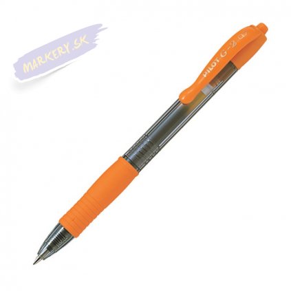 PILOT gélový roller G-2 Clicker 07, oranžový